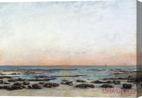 Gustave Courbet Sunset Stretched Canvas Print / Canvas Art