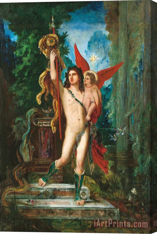 Gustave Moreau Jason And Eros Stretched Canvas Print / Canvas Art