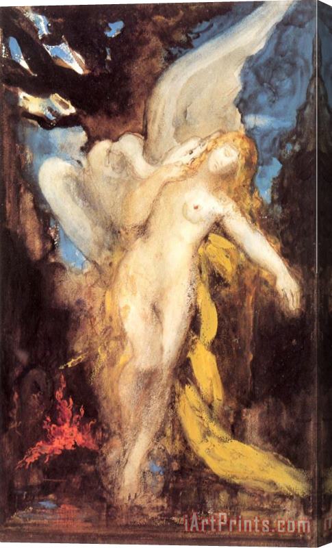Gustave Moreau Leda Stretched Canvas Print / Canvas Art