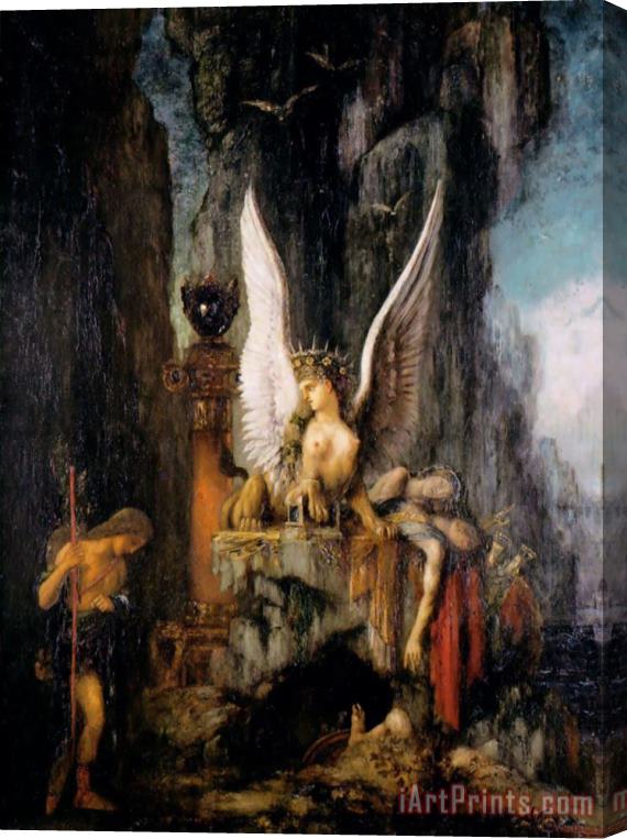 Gustave Moreau Oedipus The Wayfarer Stretched Canvas Painting / Canvas Art