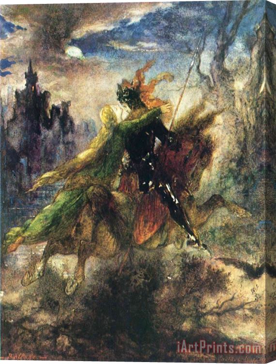 Gustave Moreau The Ballad Stretched Canvas Print / Canvas Art