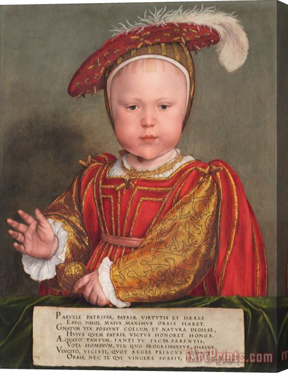 Hans Holbein the Younger Edward VI As a Child Stretched Canvas Print / Canvas Art