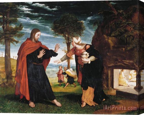 Hans Holbein the Younger Noli Me Tangere Stretched Canvas Print / Canvas Art