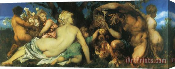Hans Makart The Harvest Stretched Canvas Print / Canvas Art