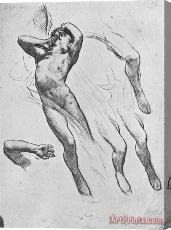 Harold Speed Study for The Figure of Love in Love Leaving Psyche Stretched Canvas Print / Canvas Art