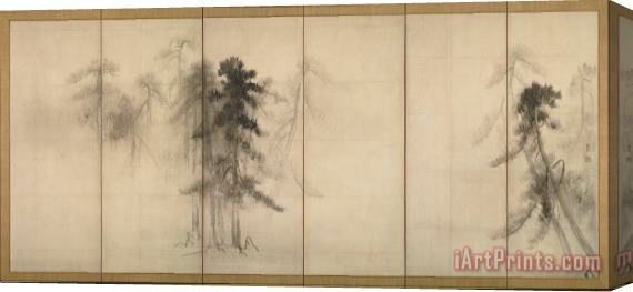Hasegawa Touhaku Pine Trees Stretched Canvas Print / Canvas Art