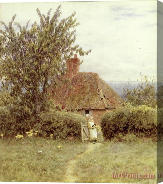 Helen Allingham Near Haslemere Stretched Canvas Print / Canvas Art