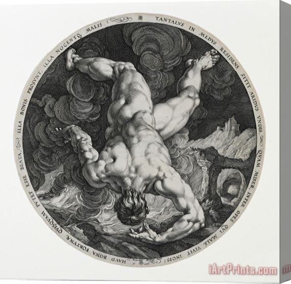 Hendrick Goltzius Tantalus Stretched Canvas Painting / Canvas Art