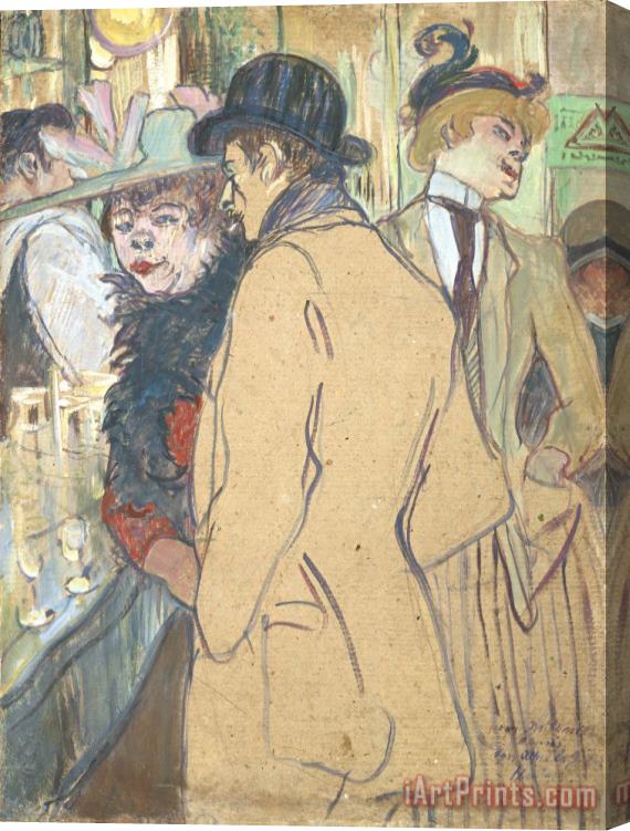 Henri de Toulouse-Lautrec Alfred La Guigne Stretched Canvas Print / Canvas Art
