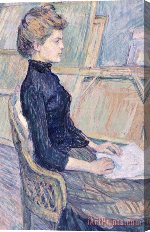 Henri de Toulouse-Lautrec Model In Study Stretched Canvas Print / Canvas Art