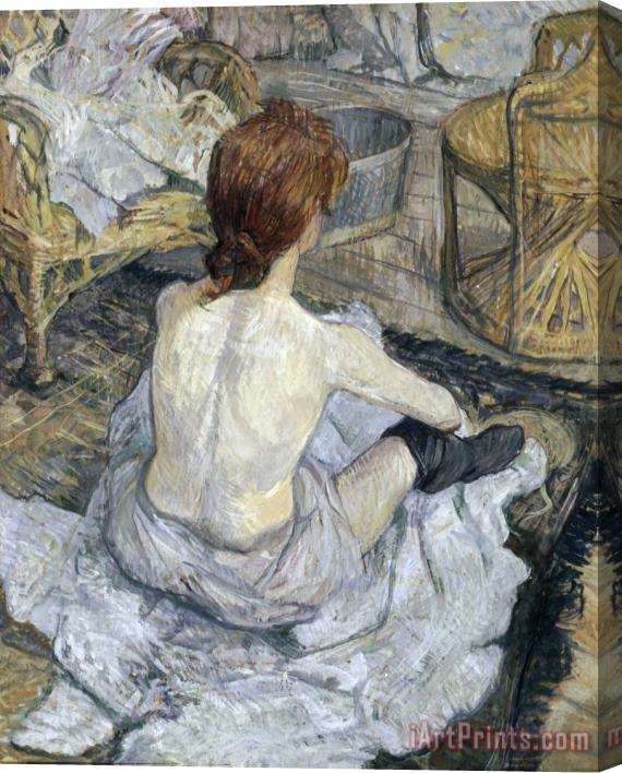 Henri de Toulouse-Lautrec Rousse (la Toilette) Stretched Canvas Print / Canvas Art