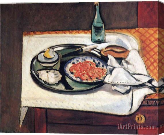 Henri Matisse Still Life with Shellfish Stretched Canvas Print / Canvas Art