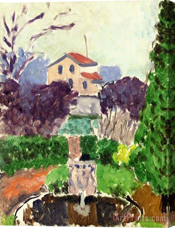 Henri Matisse The Artist's Garden at Issy Les Moulineaux 1918 Stretched Canvas Print / Canvas Art