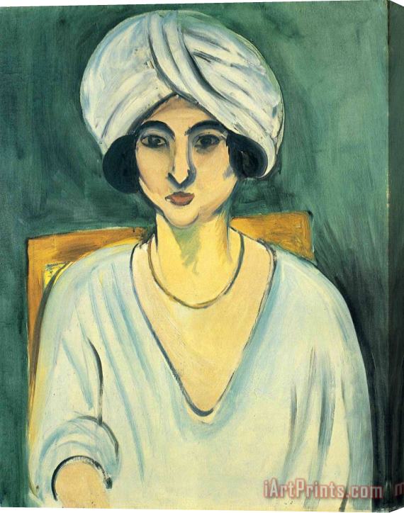 Henri Matisse Woman in Turban Lorette 1917 Stretched Canvas Painting / Canvas Art