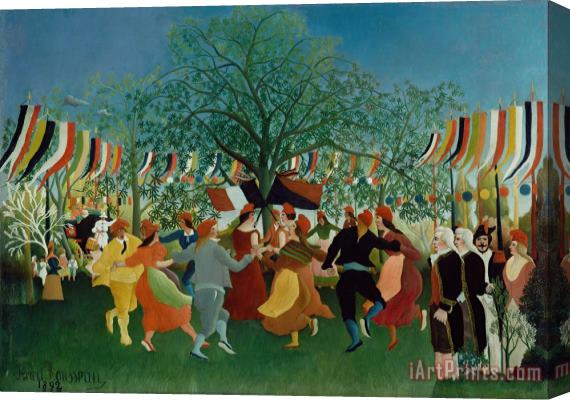 Henri Rousseau A Centennial of Independence Stretched Canvas Painting / Canvas Art