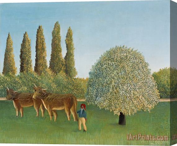 Henri Rousseau Meadowland Stretched Canvas Print / Canvas Art