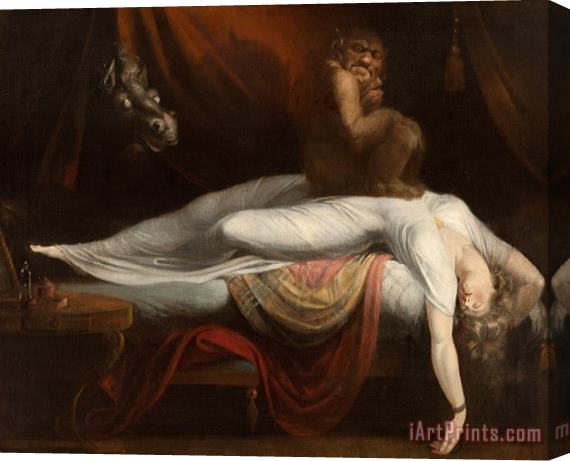Henry Fuseli The Nightmare Stretched Canvas Print / Canvas Art