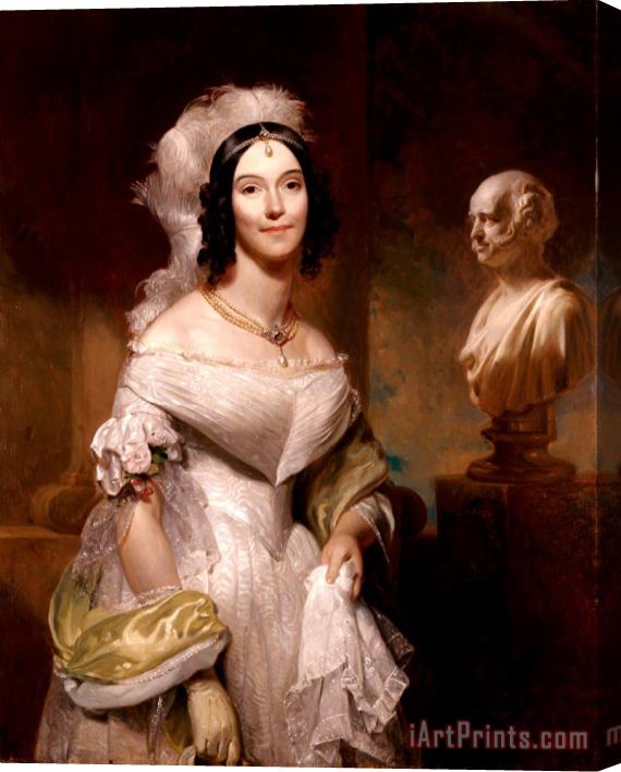 Henry Inman Angelica Singleton Van Buren (mrs. Abraham Van Buren) Stretched Canvas Painting / Canvas Art