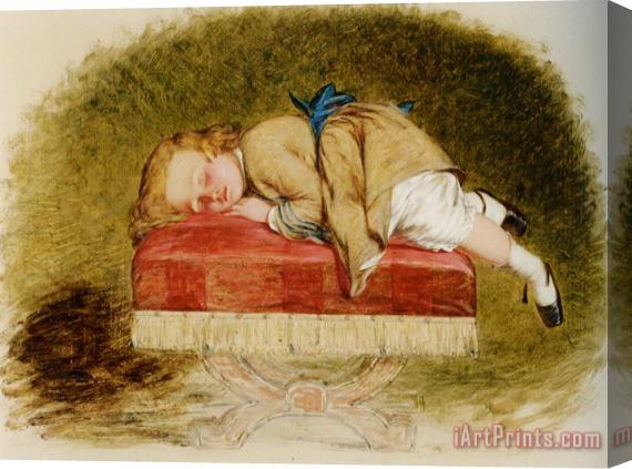 Henry Lejeune Exhausted Stretched Canvas Print / Canvas Art