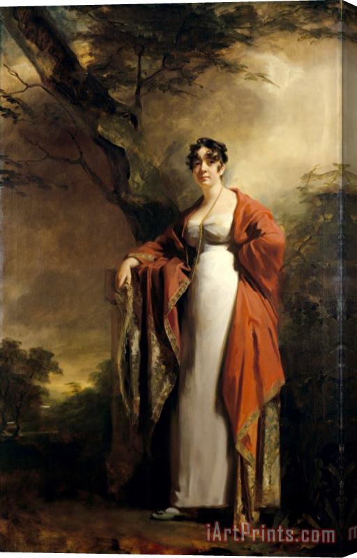 Henry Raeburn Frances Harriet Wynne, Mrs Hamilton of Kames (1786 1860) Stretched Canvas Print / Canvas Art