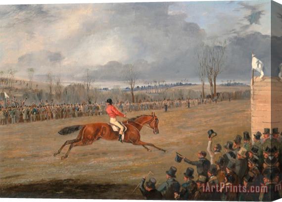 Henry Thomas Alken Scenes From a Seeplechase The Winner Stretched Canvas Print / Canvas Art