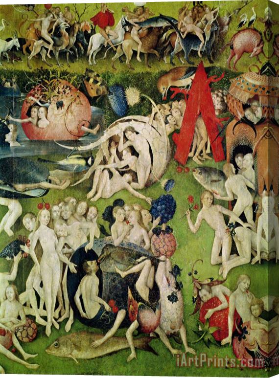 Hieronymus Bosch The Garden of Earthly Delights Stretched Canvas Print / Canvas Art