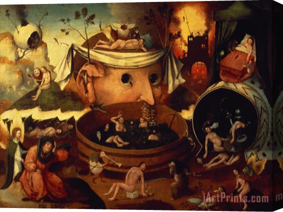 Hieronymus Bosch Tondals Vision Stretched Canvas Print / Canvas Art
