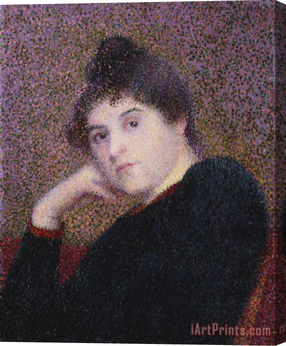 Hippolyte Petitjean Portrait De Femme Stretched Canvas Print / Canvas Art