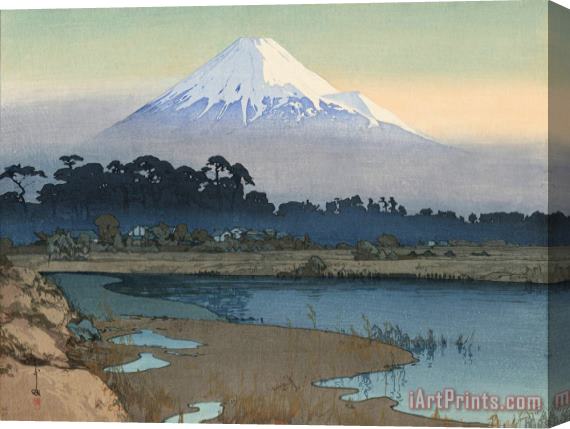 Hiroshi Yoshida Fuji Mountain, First Rays of The Sun (asahi), From The Series Ten Views of Fuji (fuji Jikkei) Stretched Canvas Print / Canvas Art