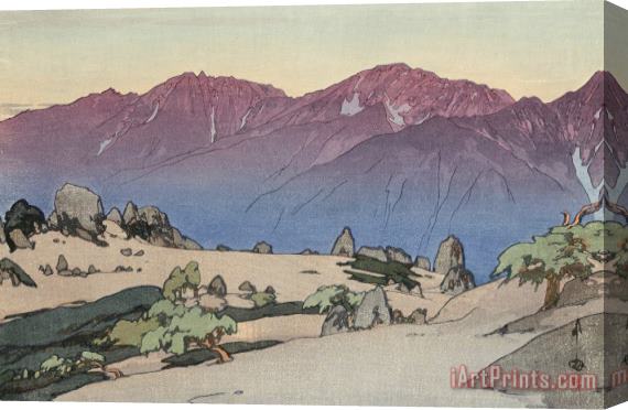 Hiroshi Yoshida Mano And Notori Mountains (manotake to Notoridake), From The Series Southern Japanese Alps (nihon Minami Arupusu Shu) Stretched Canvas Painting / Canvas Art