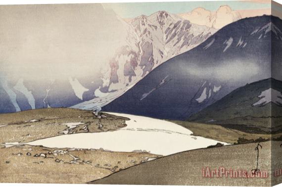 Hiroshi Yoshida Tateyama Betsu Mountain (tateyama Betsuzan), From The Series Japanese Alps, One of Twelve Subjects (nihon Arupusu Ju Ni Dai No Uchi) Stretched Canvas Print / Canvas Art