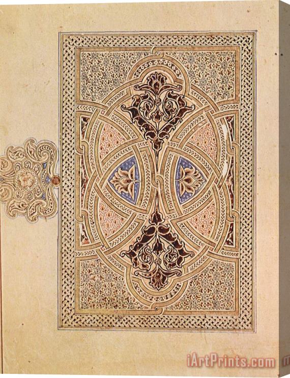 Ibn Al Bawwab Illuminated Cover Of A Quran Stretched Canvas Print / Canvas Art