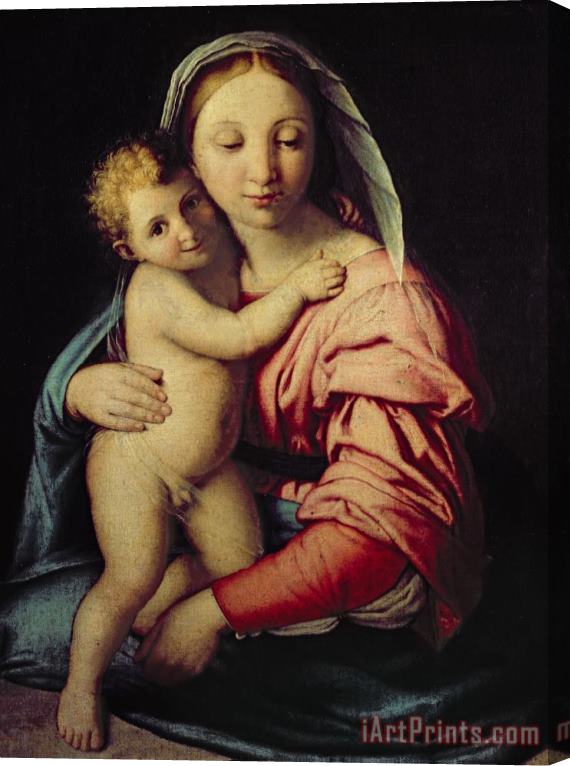 Il Sassoferrato Madonna and Child Stretched Canvas Painting / Canvas Art