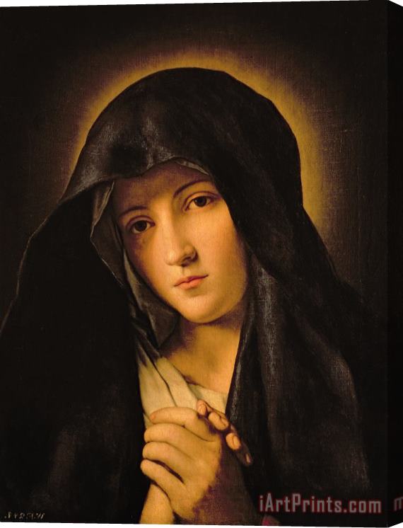 Il Sassoferrato Madonna Stretched Canvas Painting / Canvas Art