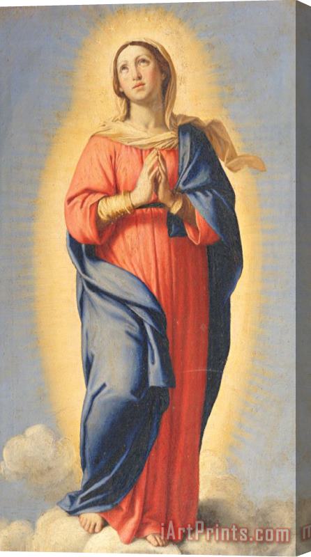 Il Sassoferrato The Immaculate Conception Stretched Canvas Print / Canvas Art