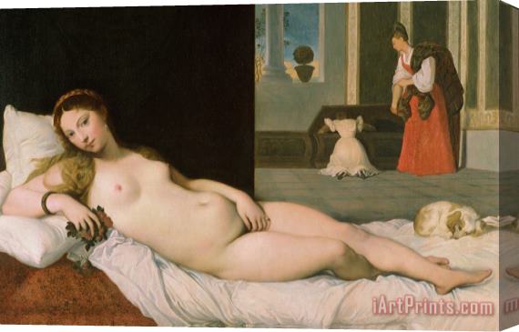 Ingres Reclining Venus Stretched Canvas Print / Canvas Art