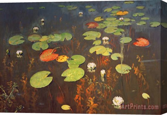 Isaak Ilyich Levitan Water Lilies Stretched Canvas Painting / Canvas Art