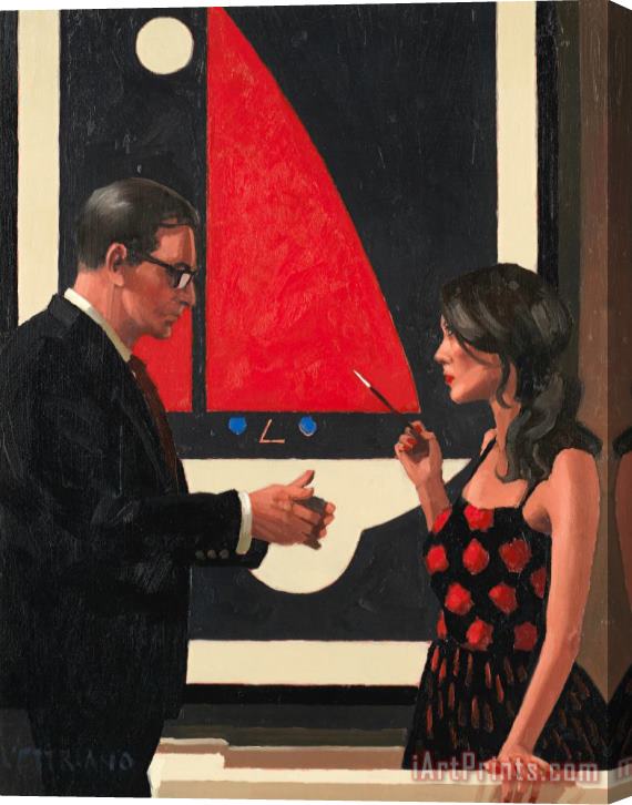 Jack Vettriano Lounge Lizards II, 2009 Stretched Canvas Print / Canvas Art