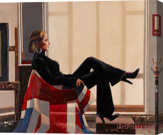 Jack Vettriano Olympia Zara Phillips, 2008 Stretched Canvas Print / Canvas Art