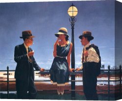 Death And Life Canvas Prints - The Game of Life by Jack Vettriano