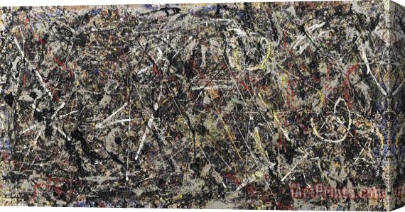 Jackson Pollock Alchemy Stretched Canvas Painting / Canvas Art