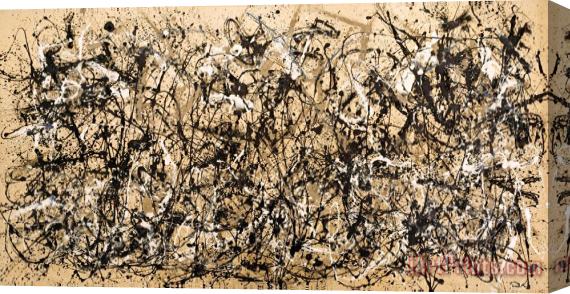 Jackson Pollock Autumn Rhythm Stretched Canvas Painting / Canvas Art