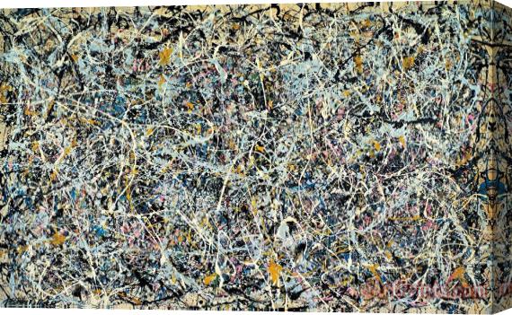 Jackson Pollock Number 1 Stretched Canvas Print / Canvas Art