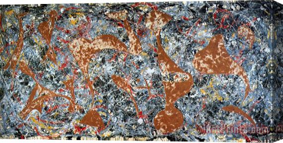 Jackson Pollock Number 7 C 1949 Stretched Canvas Print / Canvas Art
