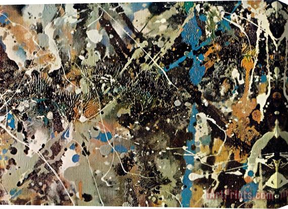 Jackson Pollock Untitled I Stretched Canvas Painting / Canvas Art