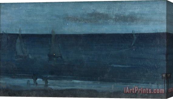 James Abbott McNeill Whistler Nocturne Blue And Silver鈥攂ognor Stretched Canvas Print / Canvas Art