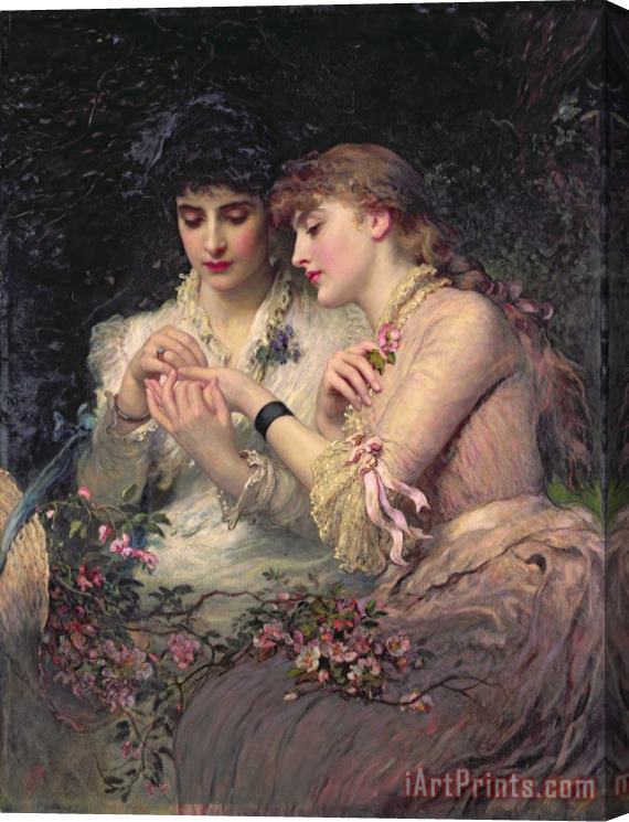 James Sant A Thorn Amidst Roses Stretched Canvas Print / Canvas Art