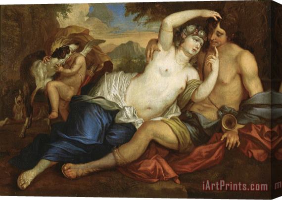 Jan Boeckhorst Venus And Adonis Stretched Canvas Painting / Canvas Art