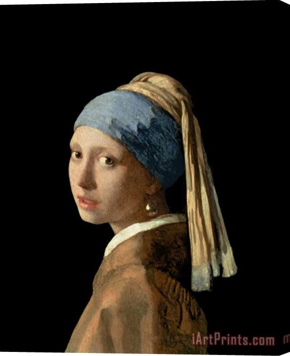Jan Vermeer Girl with a Pearl Earring Stretched Canvas Painting / Canvas Art