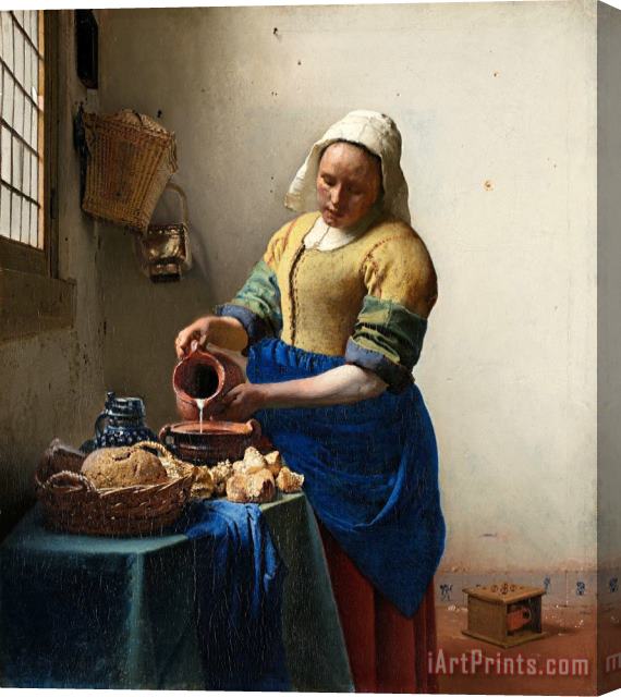 Jan Vermeer Het Melkmeisje Stretched Canvas Painting / Canvas Art